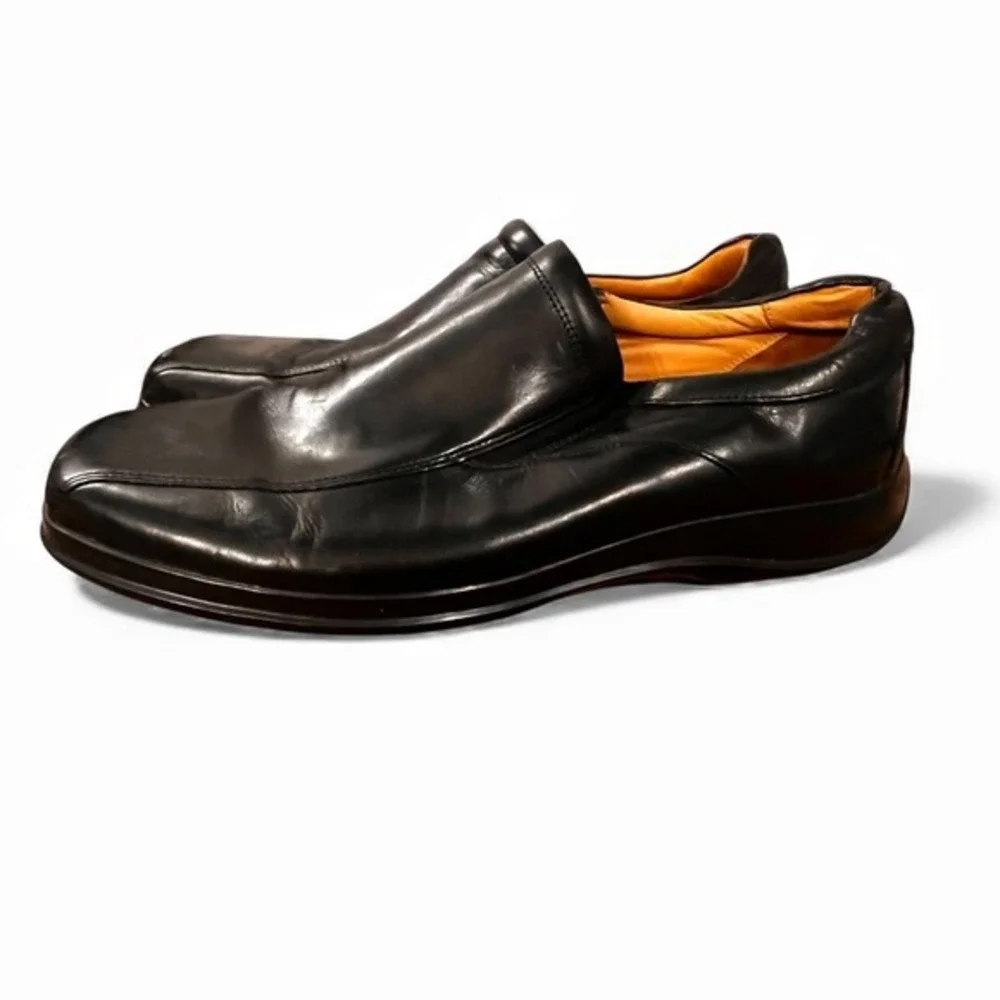 Cole Haan NikeAir Mens‎ Black Leather Slip On Loafer Dress Shoes Size 11 Comfort
